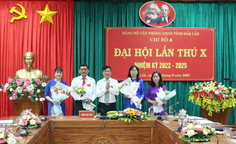 Đại hội Chi bộ 4, Đảng bộ Văn phòng UBND tỉnh lần thứ X, nhiệm kỳ 2022 - 2025